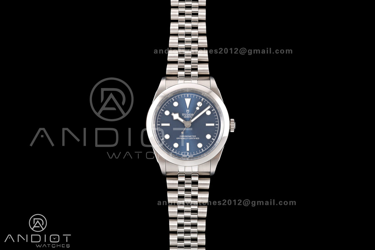 Black Bay One 41 SS HTF 1:1 Best Edition Blue Diamonds Dial on SS Bracelet A26J